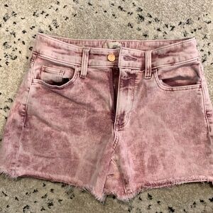 High Rise Midi Shorts